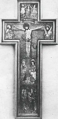 Orphrey, Cross, French, 15th century. Creator: Unknown