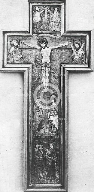 Orphrey, Cross, French, 15th century. Creator: Unknown.