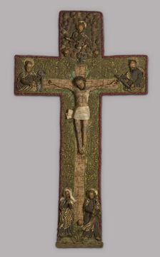 Orphrey Cross (Needlework), Southern Germany, 1475/1500. Creator: Unknown