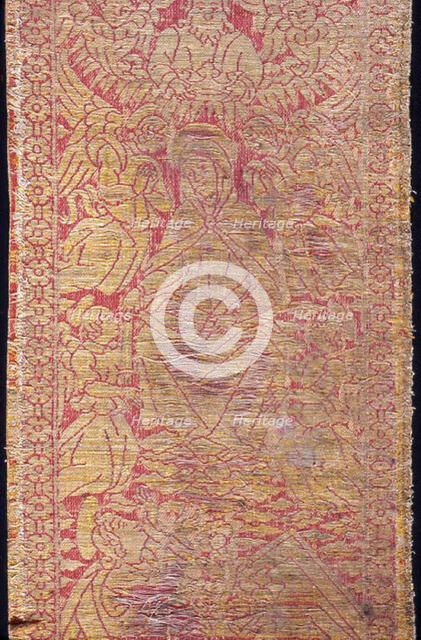 Orphrey Depicting the Resurrection of St. Mary, Italy, 1450/1500. Creator: Unknown.