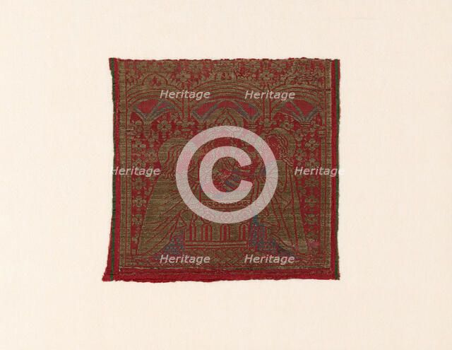 Orphrey Fragment (Depicting the Presentation of Jesus at the Temple), Florence, 1450/1500. Creator: Unknown.