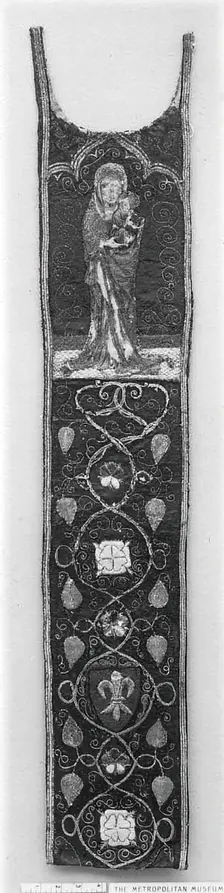Orphrey, French, 15th century. Creator: Unknown