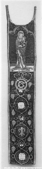 Orphrey, French, 15th century. Creator: Unknown.