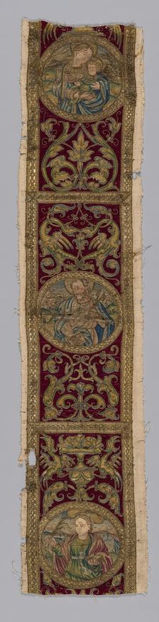 Orphrey, Spain, 16th century. Creator: Unknown