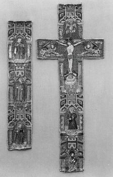 Orphreys and Cope Hood, British, 15th century. Creator: Unknown