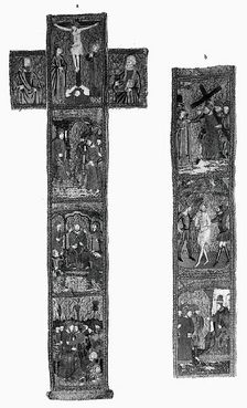 Orphreys, Two, Italian, 15th century. Creator: Unknown