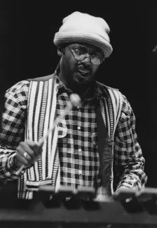Orphy Robinson, Queen Elizabeth Hall, London 1997. Creator: Brian Foskett
