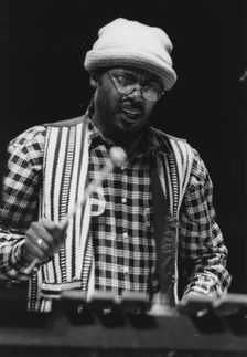 Orphy Robinson, Queen Elizabeth Hall, London 1997. Creator: Brian Foskett