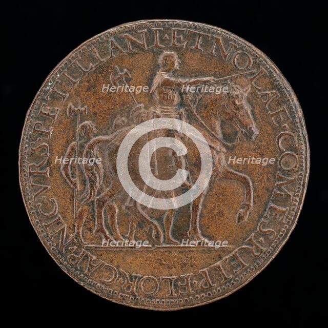 Orsini Riding [reverse], 1485/1495. Creator: Cristoforo Foppa.