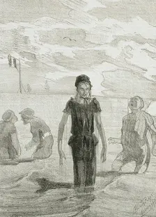 Ostende, 1857. Creator: Félicien Rops