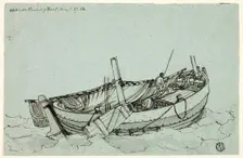 Ostende Fishing Boat, August 17,1860. Creator: Clarkson Stanfield