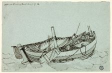 Ostende Fishing Boat, August 17,1860. Creator: Clarkson Stanfield