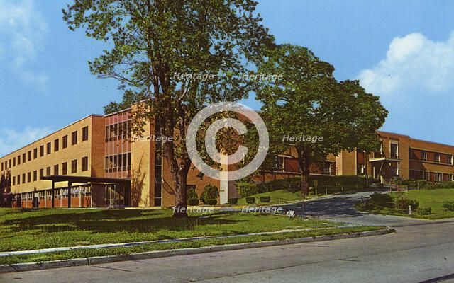 Osteopathic hospital, St Louis, Missouri, USA, 1960. Artist: Unknown