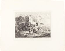 Osteria, c. 1831. Creator: Ludwig Richter