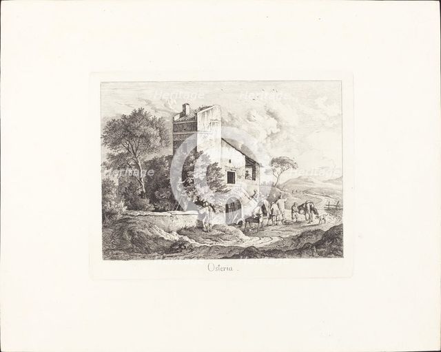 Osteria, c. 1831. Creator: Ludwig Richter.