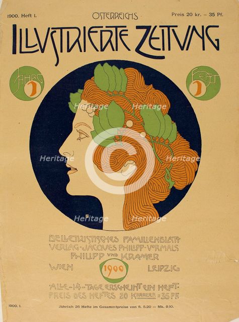 Österreichs Illustrierte Zeitung, 1900. Creator: Moser, Koloman (1868-1918).