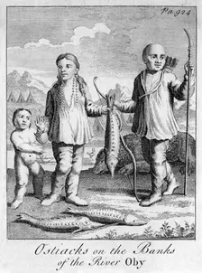 Ostiacks on the Banks of the River Oby c 1700