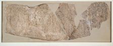 Ostracon, inscribed in hieratic, XIXth Dynasty (c1292 BC - c1190 BC)