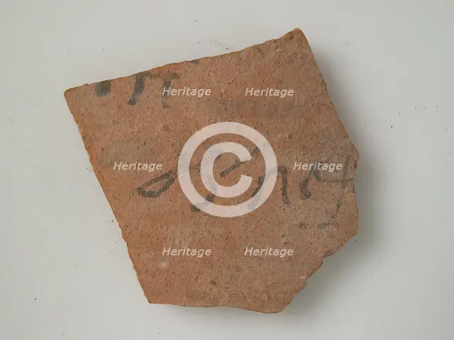 Ostrakon, Coptic, 4th-7th century. Creator: Unknown.
