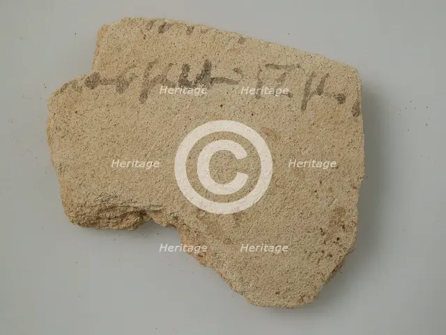 Ostrakon, Coptic, 4th-7th century. Creator: Unknown.