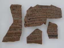 Ostrakon, Coptic, 580-640. Creator: Unknown