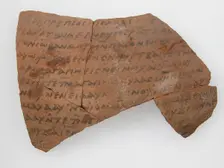 Ostrakon, Coptic, 580-640. Creator: Unknown