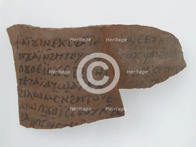 Ostrakon, Coptic, 580-640. Creator: Unknown.