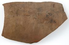 Ostrakon, Coptic, 580-640. Creator: Unknown