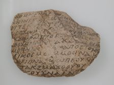 Ostrakon, Coptic, 600. Creator: Unknown