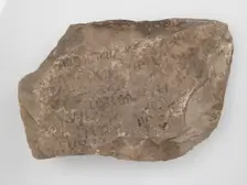 Ostrakon, Coptic, 600. Creator: Unknown