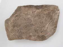 Ostrakon, Coptic, 600. Creator: Unknown