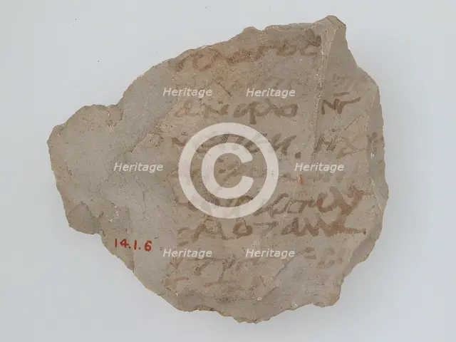 Ostrakon, Coptic, 600. Creator: Unknown.