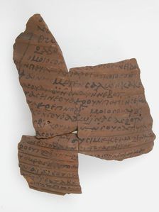 Ostrakon, Coptic, 600. Creator: Unknown