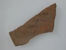 Ostrakon, Coptic, 600. Creator: Unknown