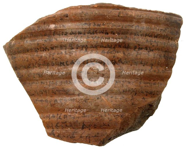 Ostrakon, Coptic, 600. Creator: Unknown.