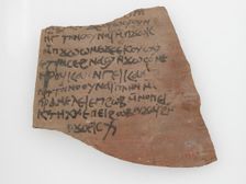 Ostrakon, Coptic, 600. Creator: Unknown