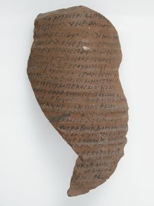 Ostrakon, Coptic, 600. Creator: Unknown