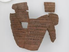 Ostrakon, Coptic, 600. Creator: Unknown
