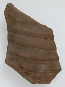 Ostrakon, Coptic, 600. Creator: Unknown