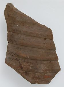 Ostrakon, Coptic, 600. Creator: Unknown