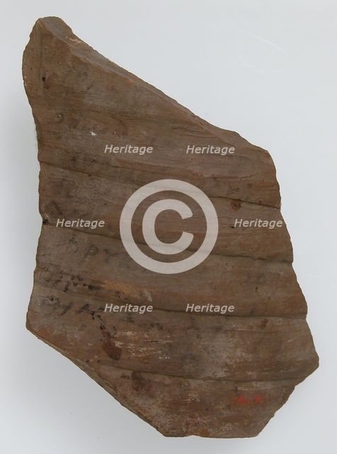 Ostrakon, Coptic, 600. Creator: Unknown.