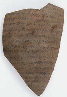Ostrakon, Coptic, 600. Creator: Unknown