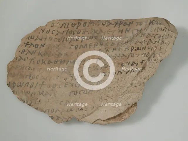 Ostrakon, Coptic, 7th century. Creator: Unknown.