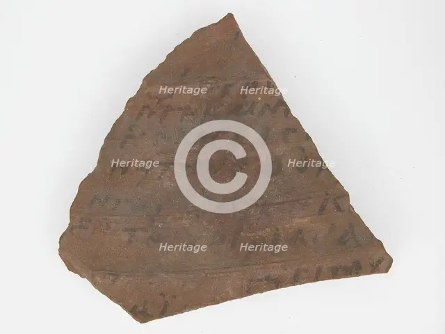 Ostrakon, Coptic, 7th century. Creator: Unknown.