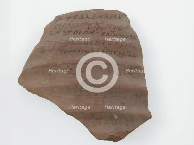 Ostrakon, Coptic, 7th century. Creator: Unknown.