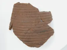 Ostrakon, Coptic, 7th century. Creator: Unknown