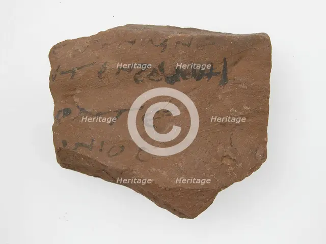 Ostrakon, Coptic, 7th century. Creator: Unknown.