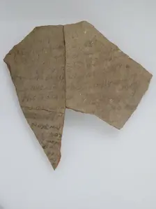 Ostrakon, Coptic, 7th century. Creator: Unknown