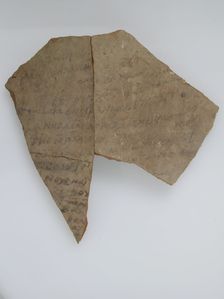 Ostrakon, Coptic, 7th century. Creator: Unknown