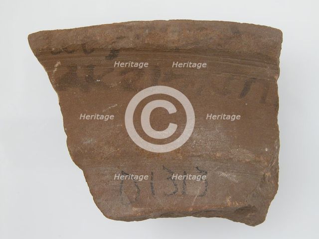 Ostrakon, Coptic, 7th century. Creator: Unknown.